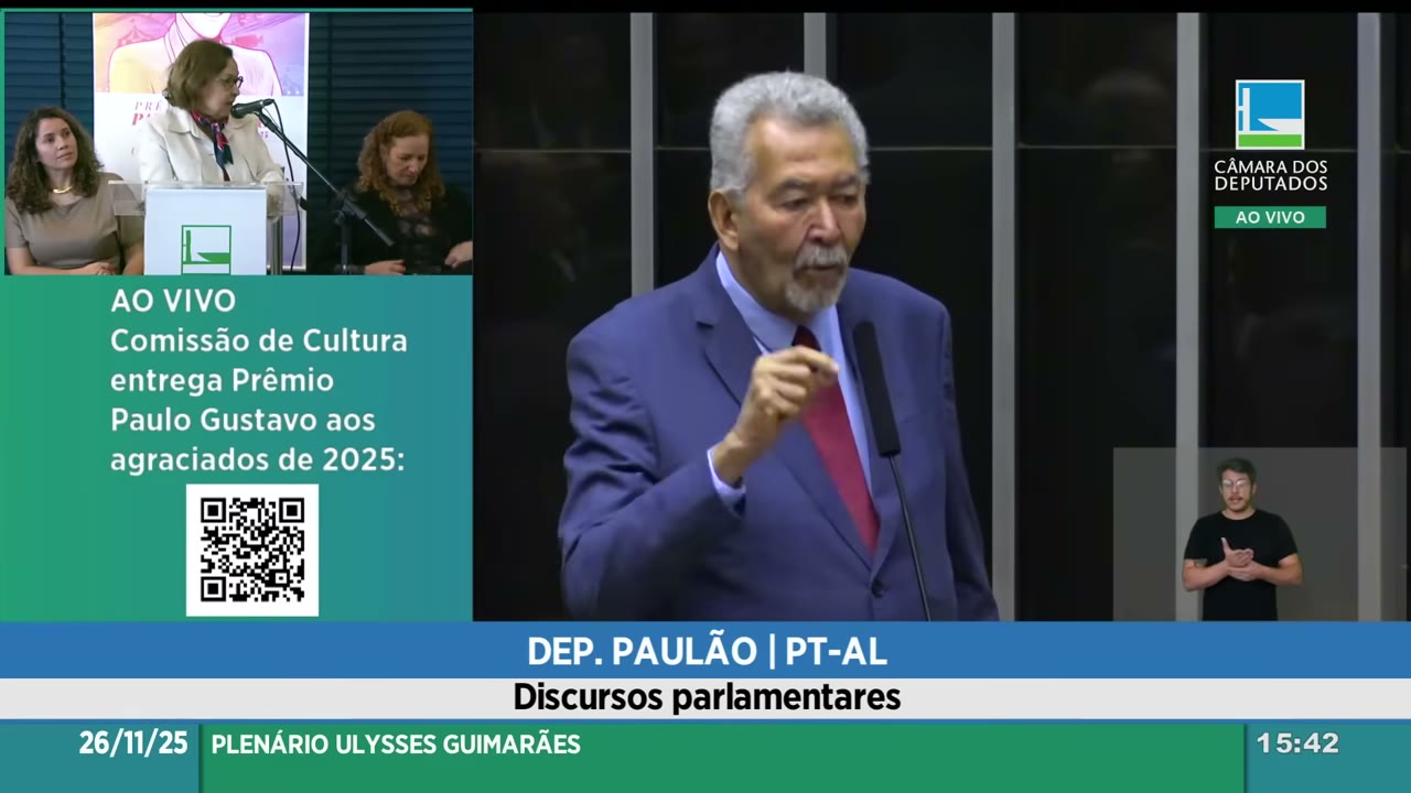 Vídeo do evento em 1:24:54