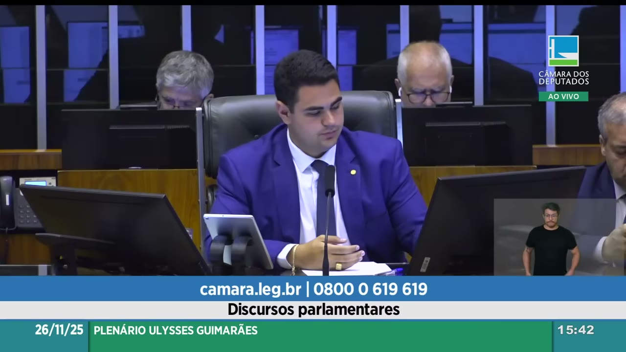 Vídeo do evento em 1:25:13