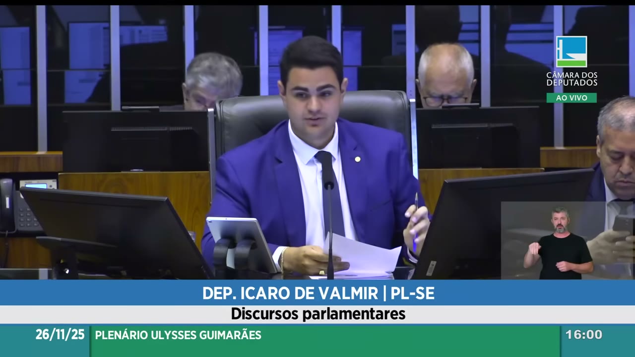 Vídeo do evento em 1:43:44