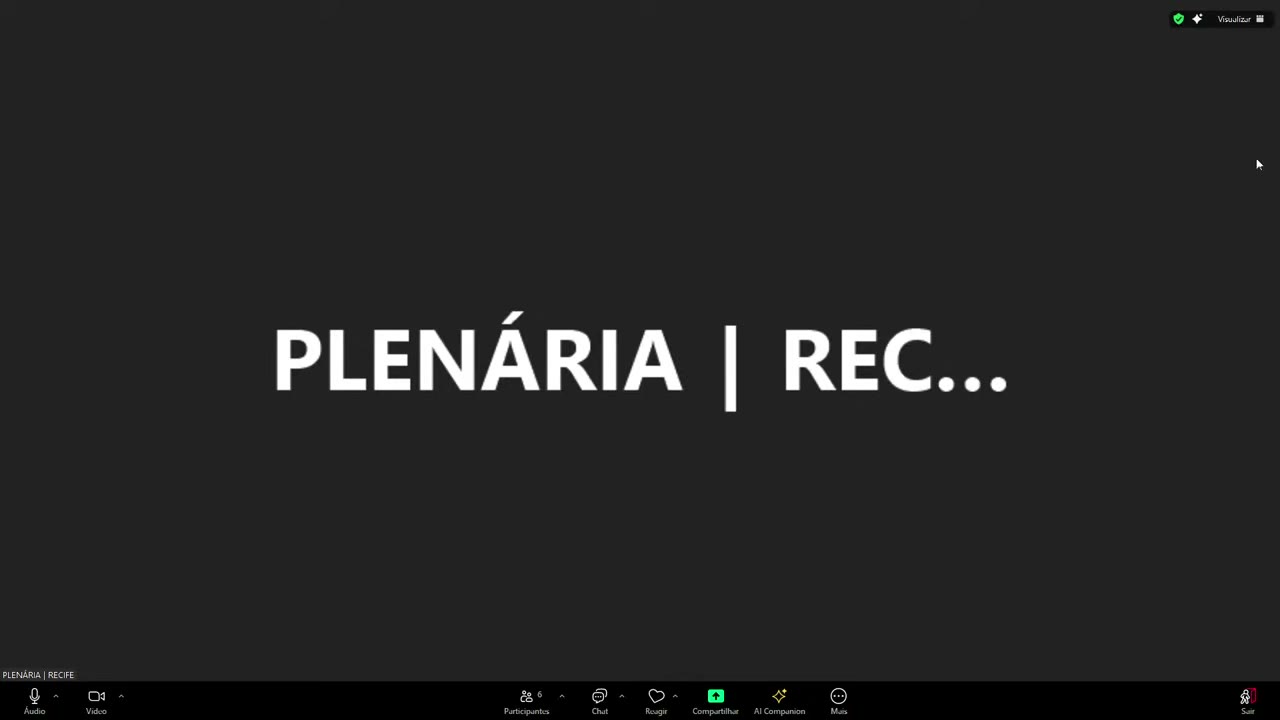 Vídeo do evento em 0:00