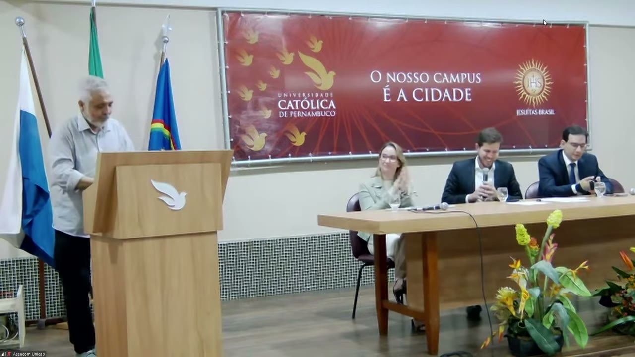 Vídeo do evento em 1:53:14