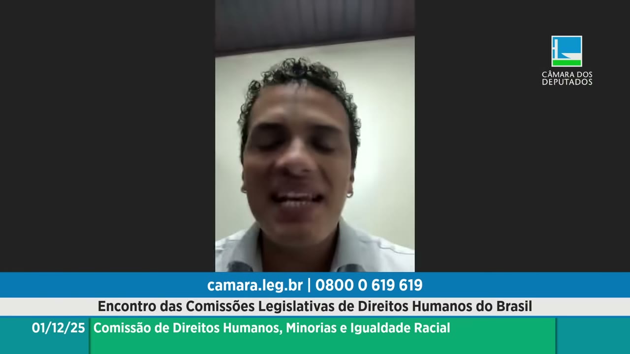 Vídeo do evento em 58:34