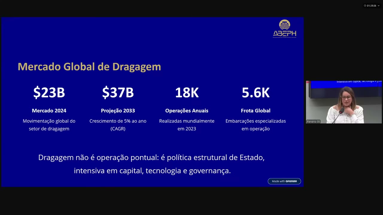 Vídeo do evento em 8:05