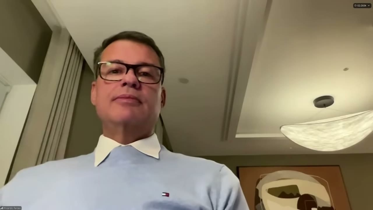 Vídeo do evento em 57:53
