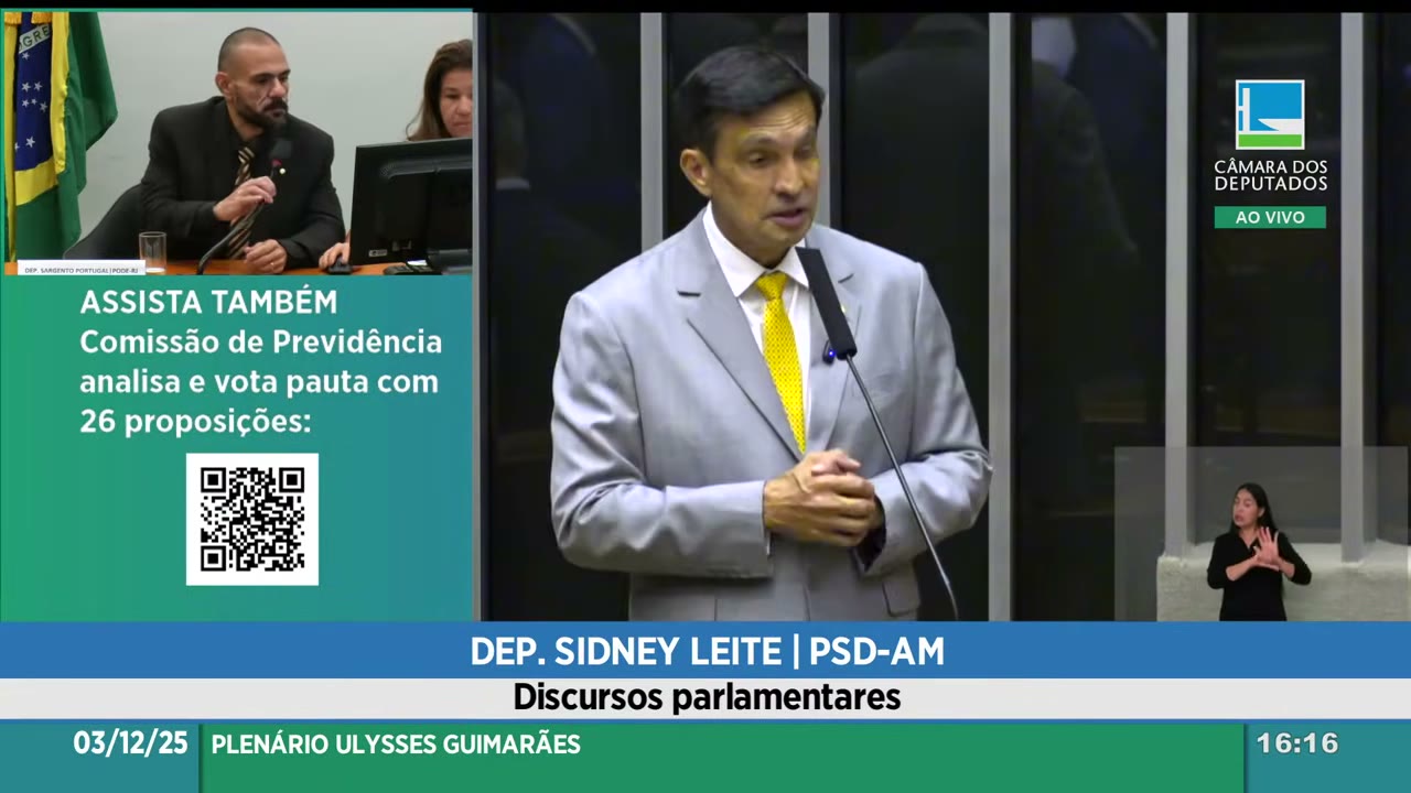 Vídeo do evento em 1:10:02