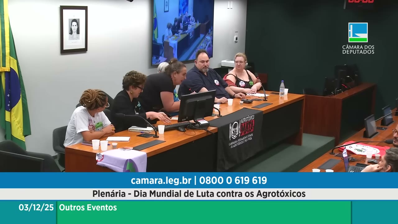 Vídeo do evento em 1:05:50