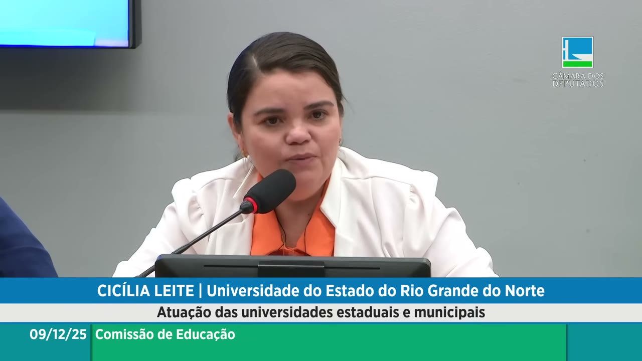 Vídeo do evento em 1:09:37
