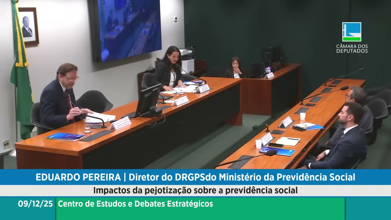 Vídeo do evento em 1:37:08