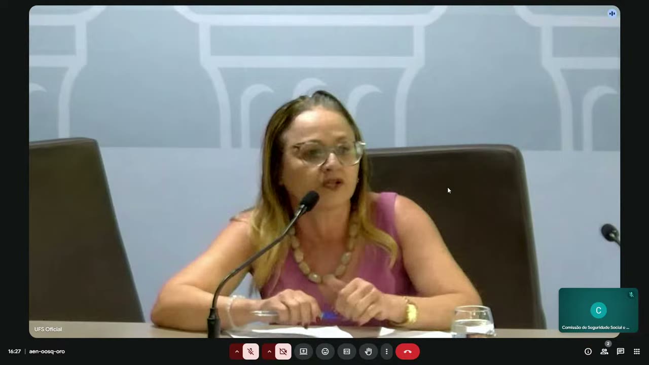 Vídeo do evento em 1:52:50