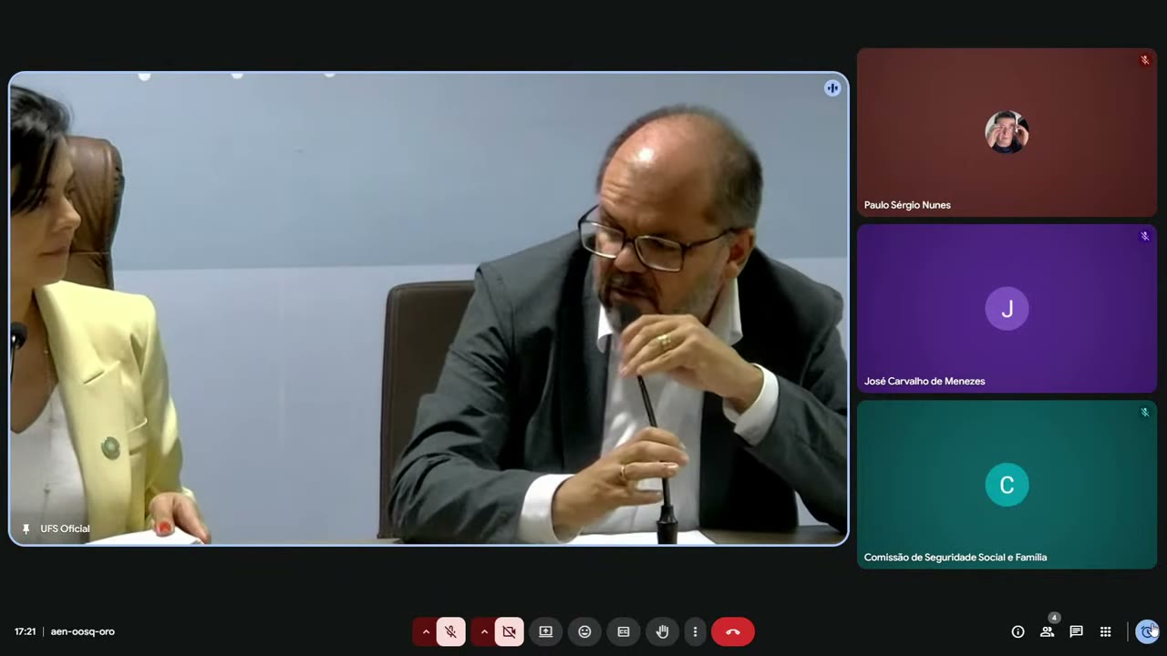 Vídeo do evento em 2:47:13