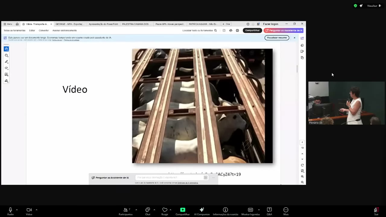 Vídeo do evento em 14:40