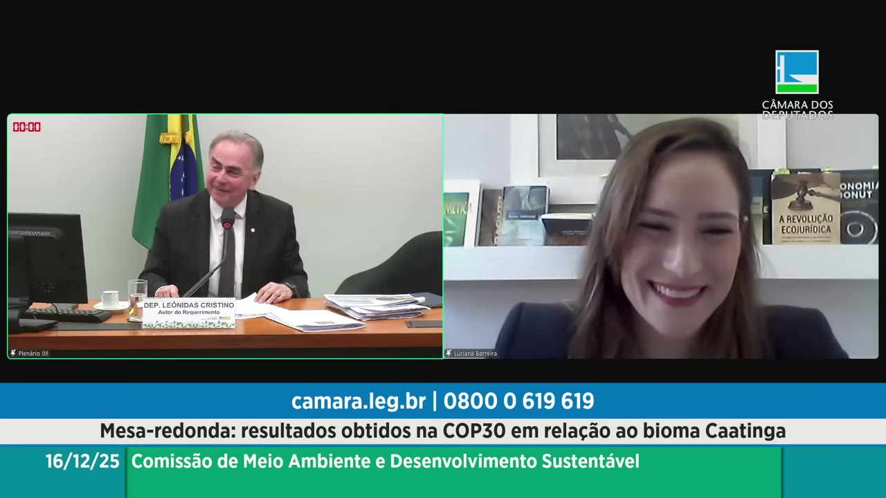 Vídeo do evento em 1:05:42