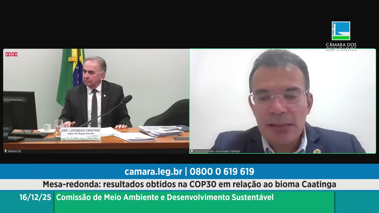 Vídeo do evento em 1:06:59