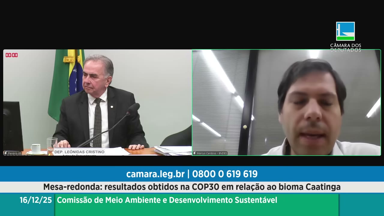 Vídeo do evento em 1:20:49