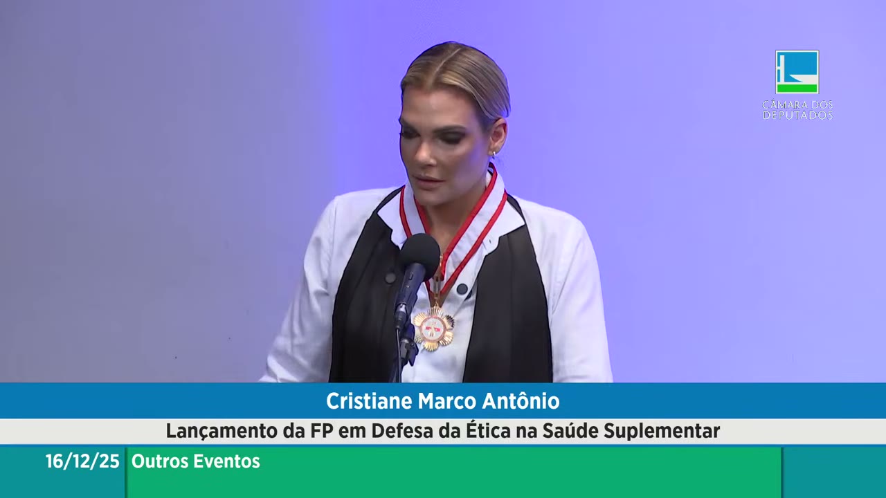 Vídeo do evento em 1:00:32