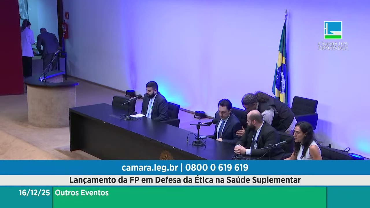 Vídeo do evento em 1:05:34