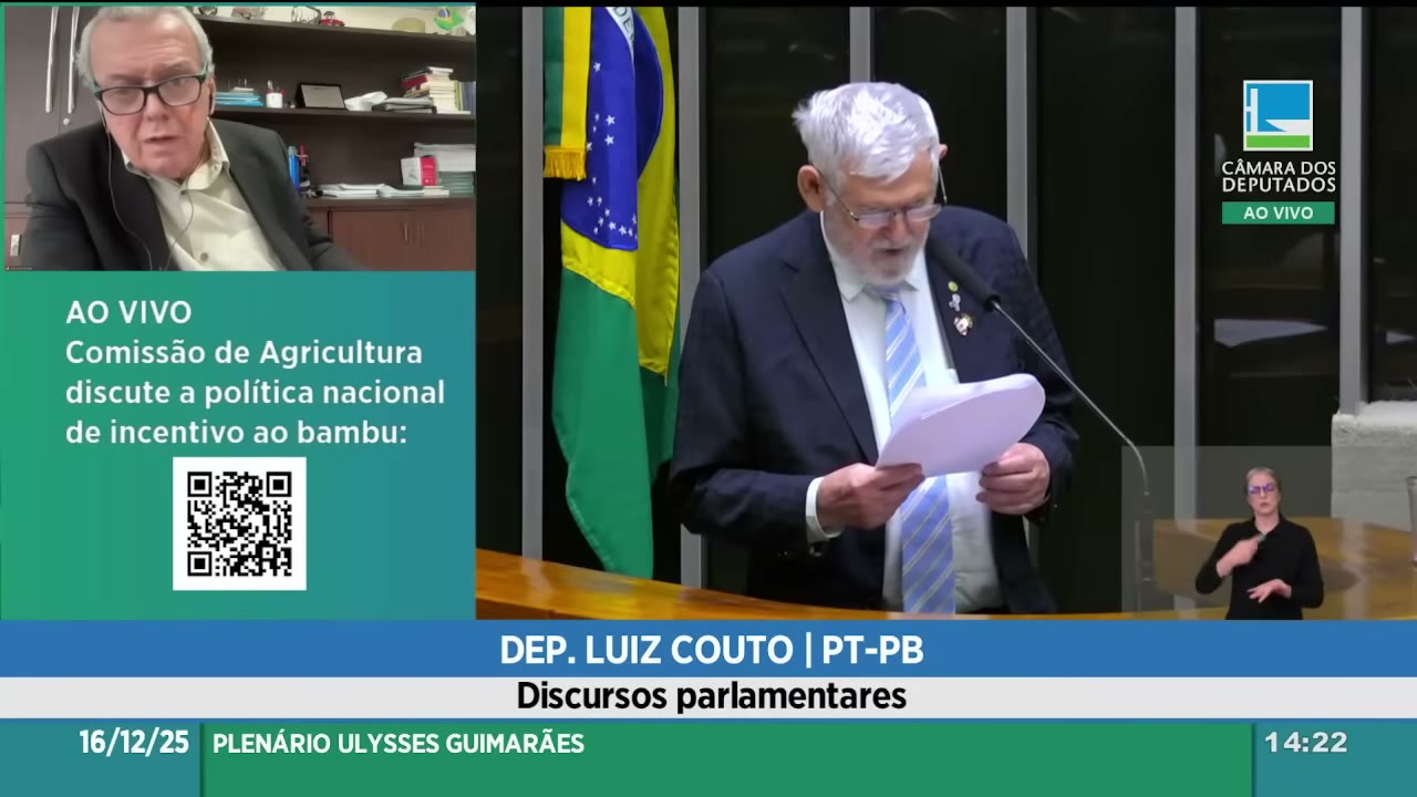 Vídeo do evento em 19:45