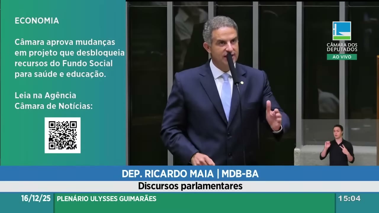 Vídeo do evento em 1:01:20