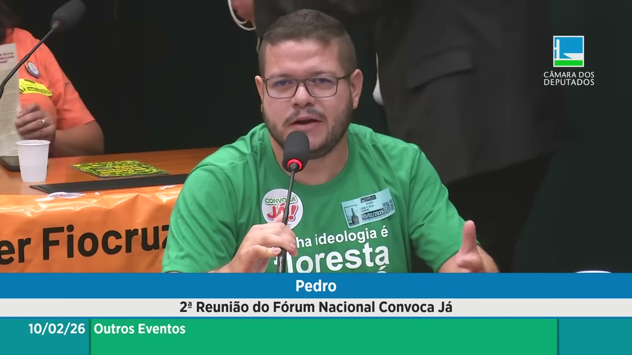 Vídeo do evento em 50:12