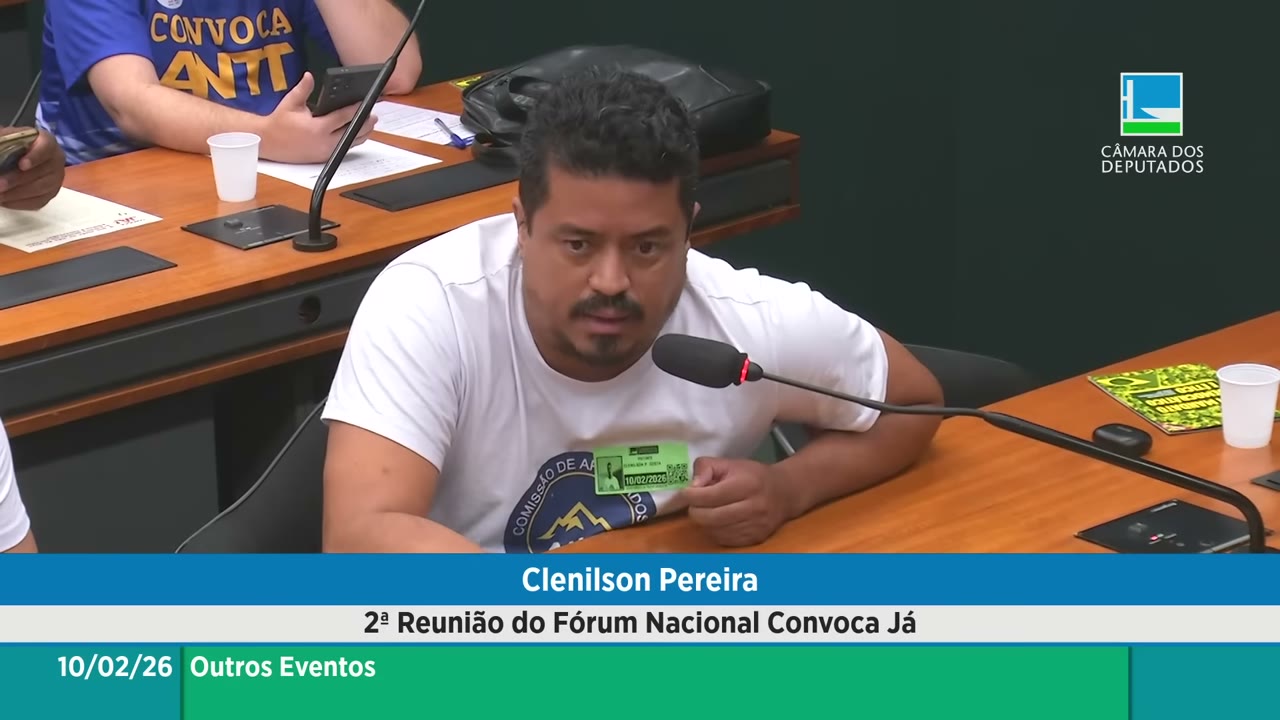 Vídeo do evento em 1:05:34
