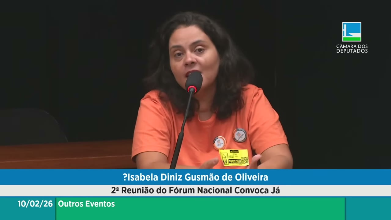Vídeo do evento em 1:52:28