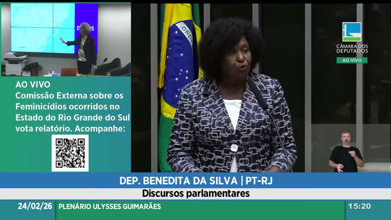 Vídeo do evento em 1:07:50