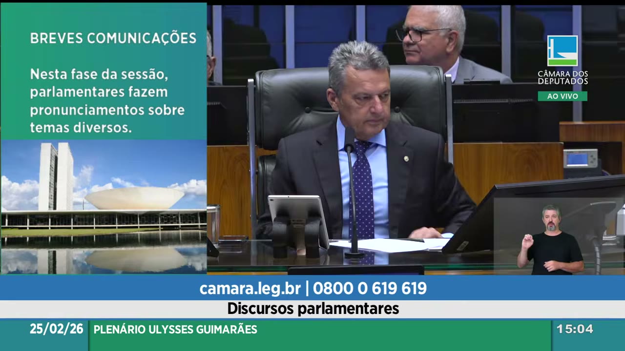 Vídeo do evento em 1:05:40
