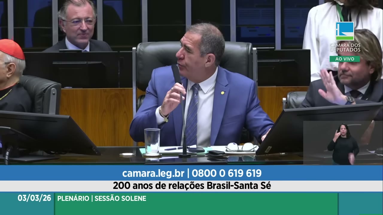 Vídeo do evento em 1:53:34