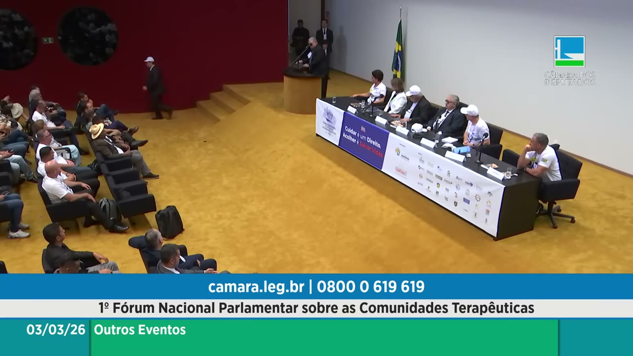 Vídeo do evento em 2:05:25