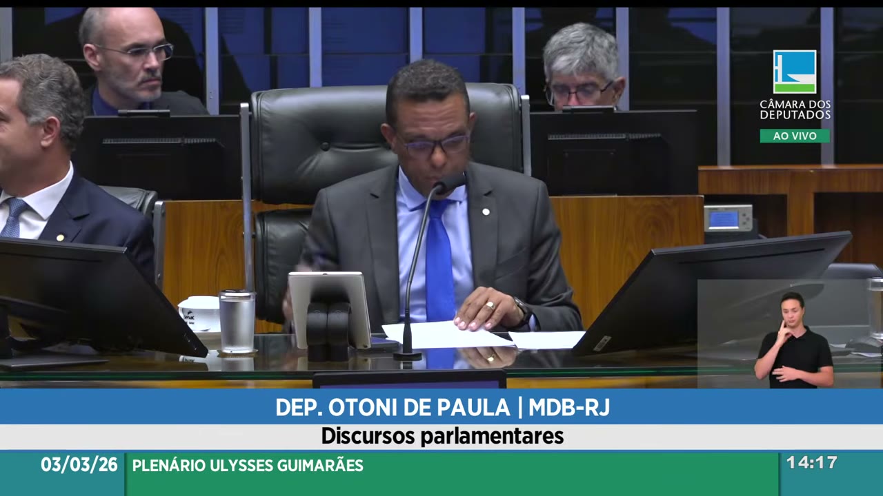 Vídeo do evento em 17:43