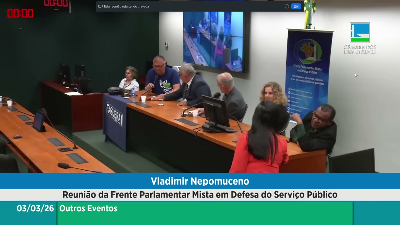 Vídeo do evento em 37:52