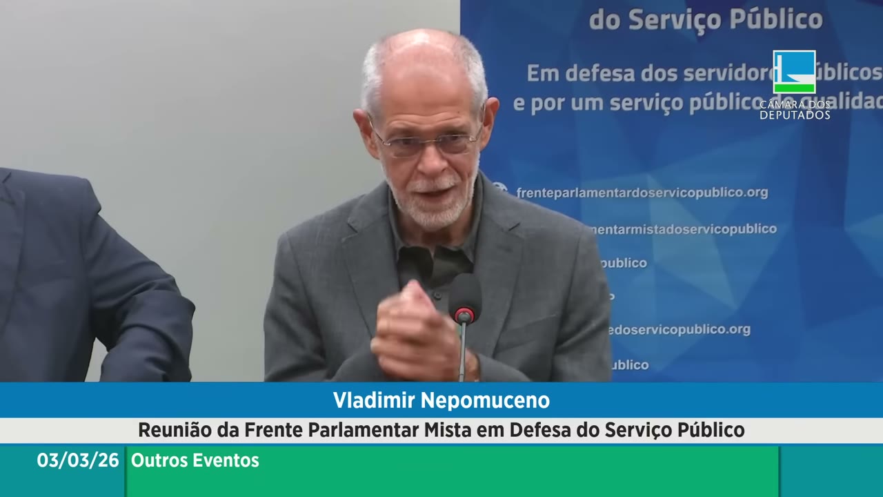 Vídeo do evento em 50:02