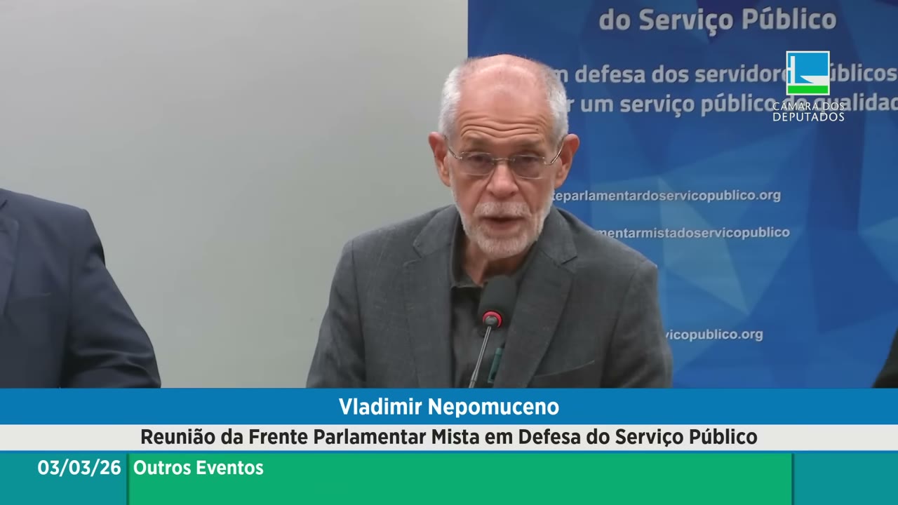Vídeo do evento em 55:53