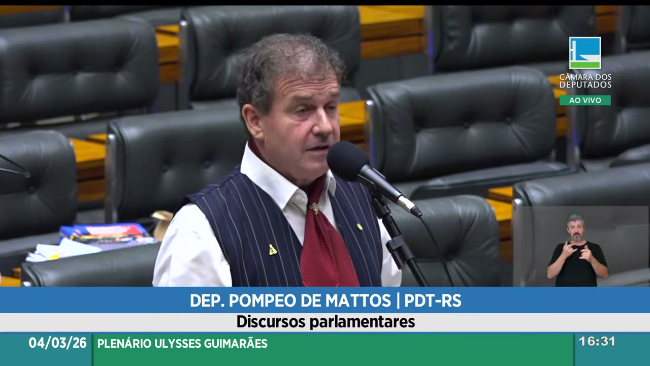 Vídeo do evento em 1:11:30