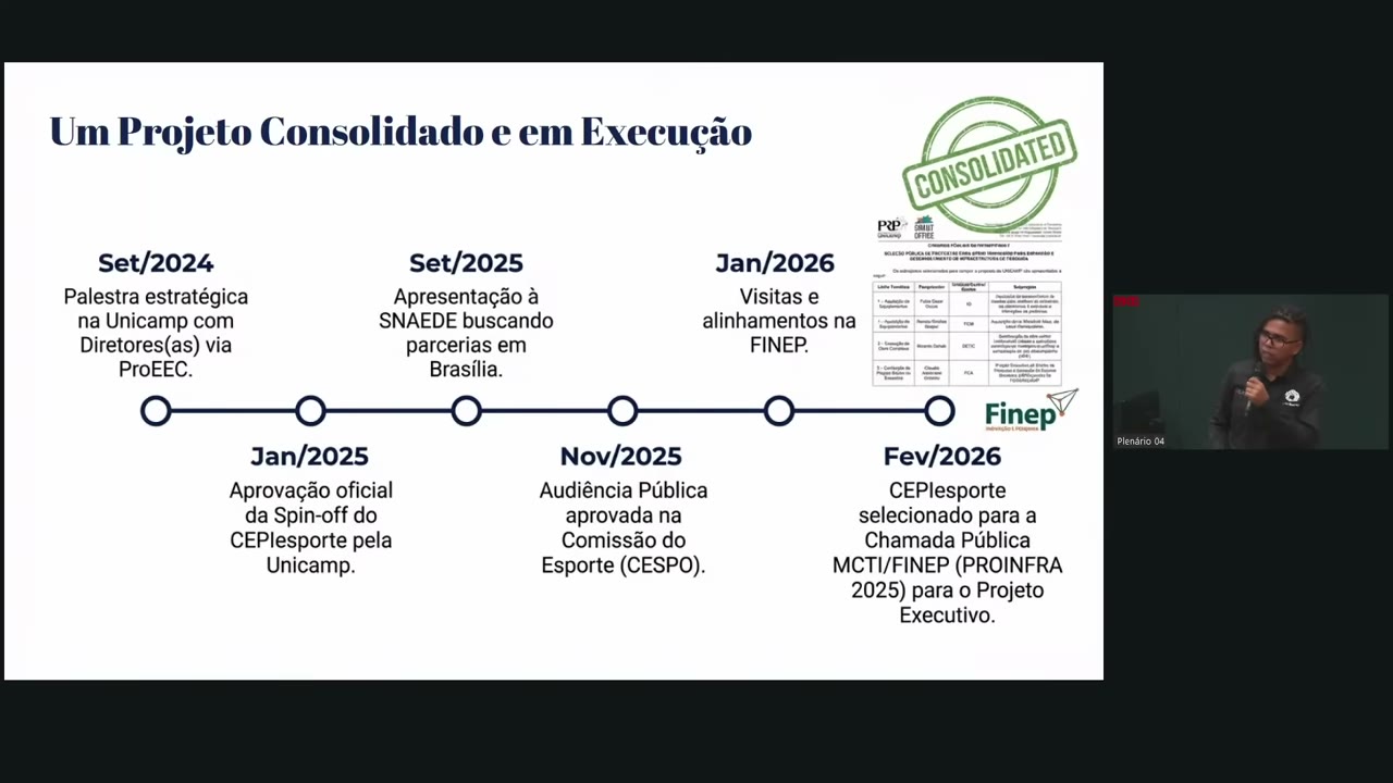 Vídeo do evento em 11:13