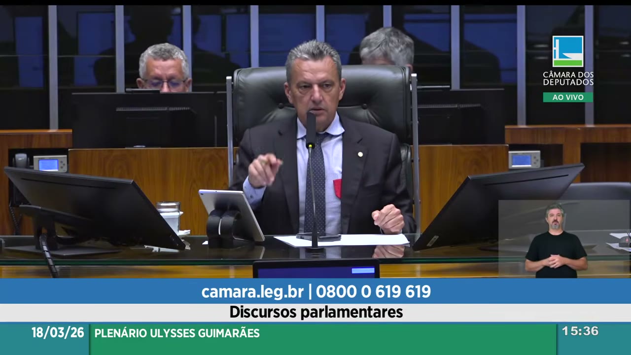 Vídeo do evento em 1:18:40
