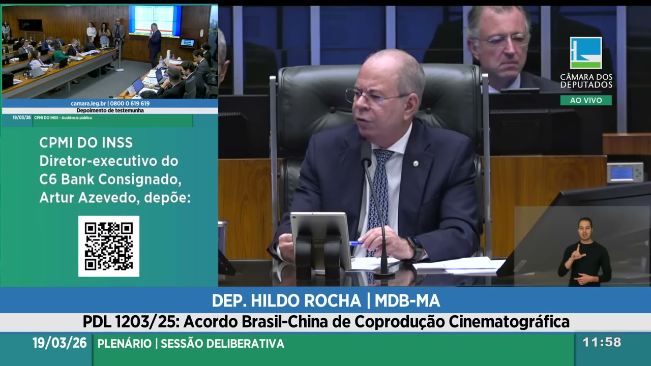 Vídeo do evento em 1:41:19