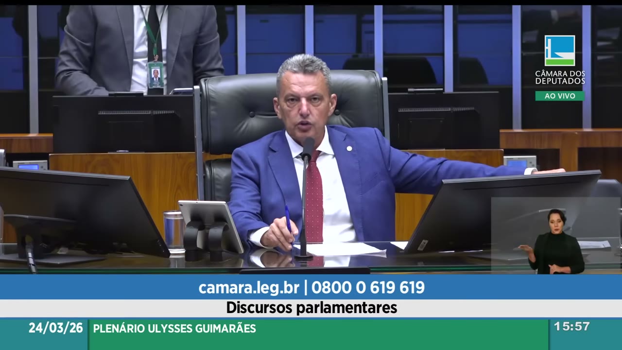 Vídeo do evento em 1:43:27
