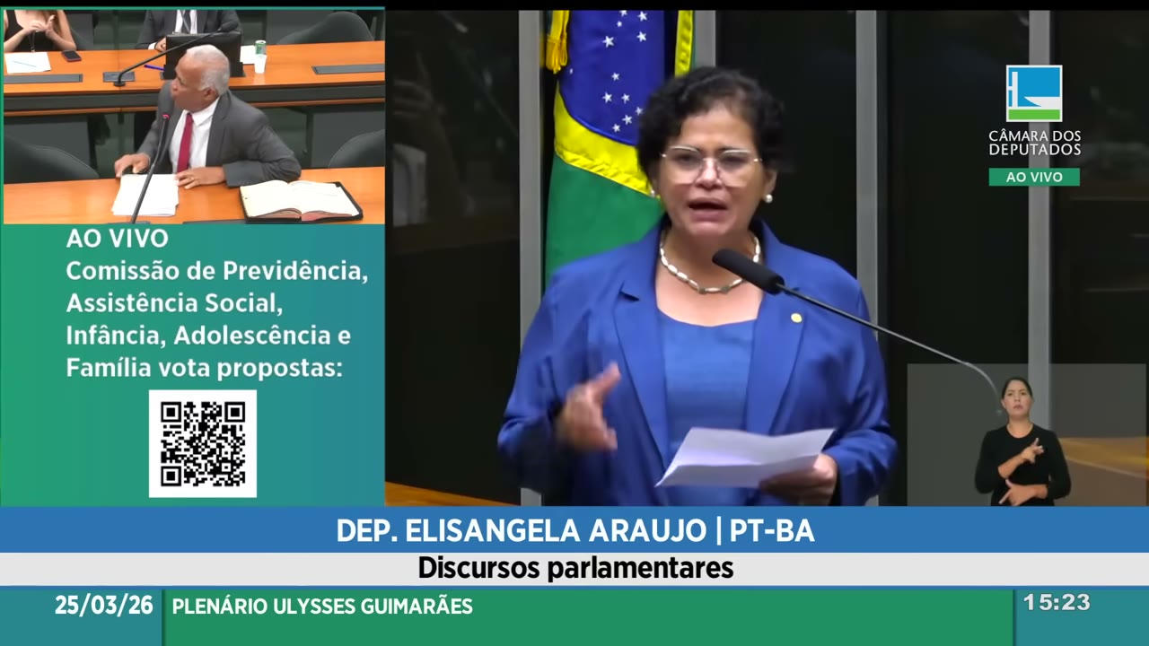 Vídeo do evento em 1:07:26