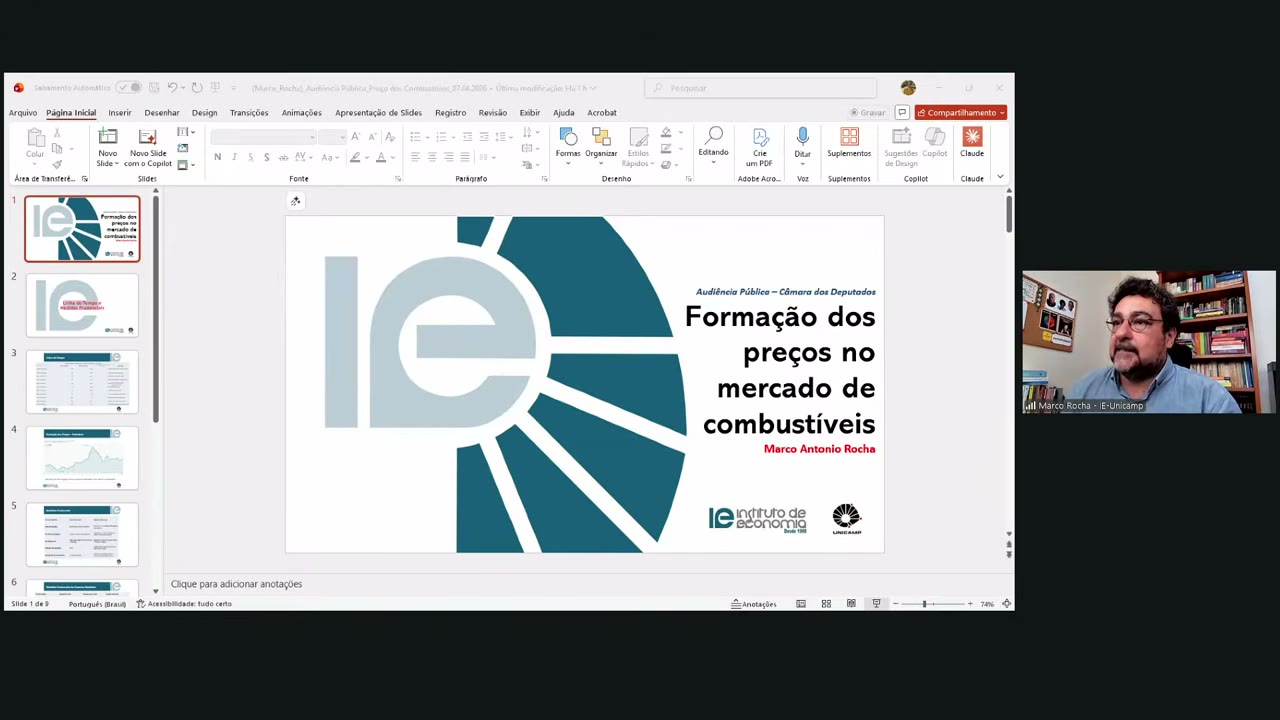 Vídeo do evento em 1:47:21