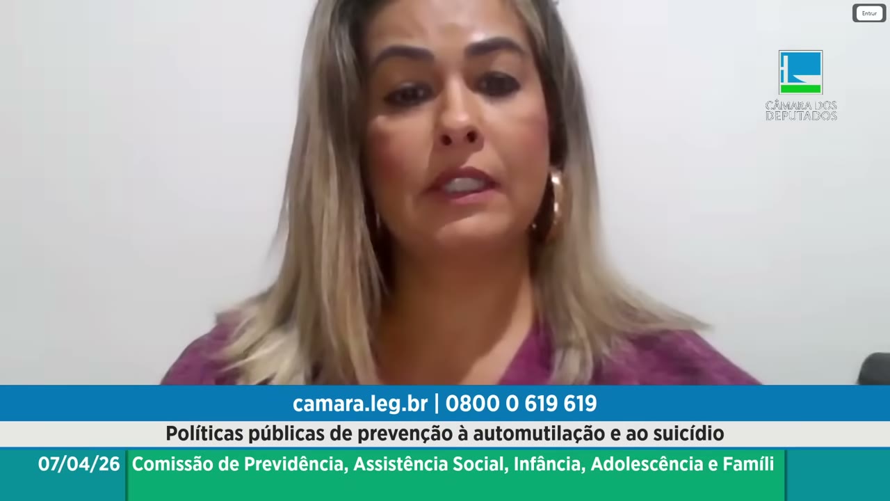 Vídeo do evento em 28:46