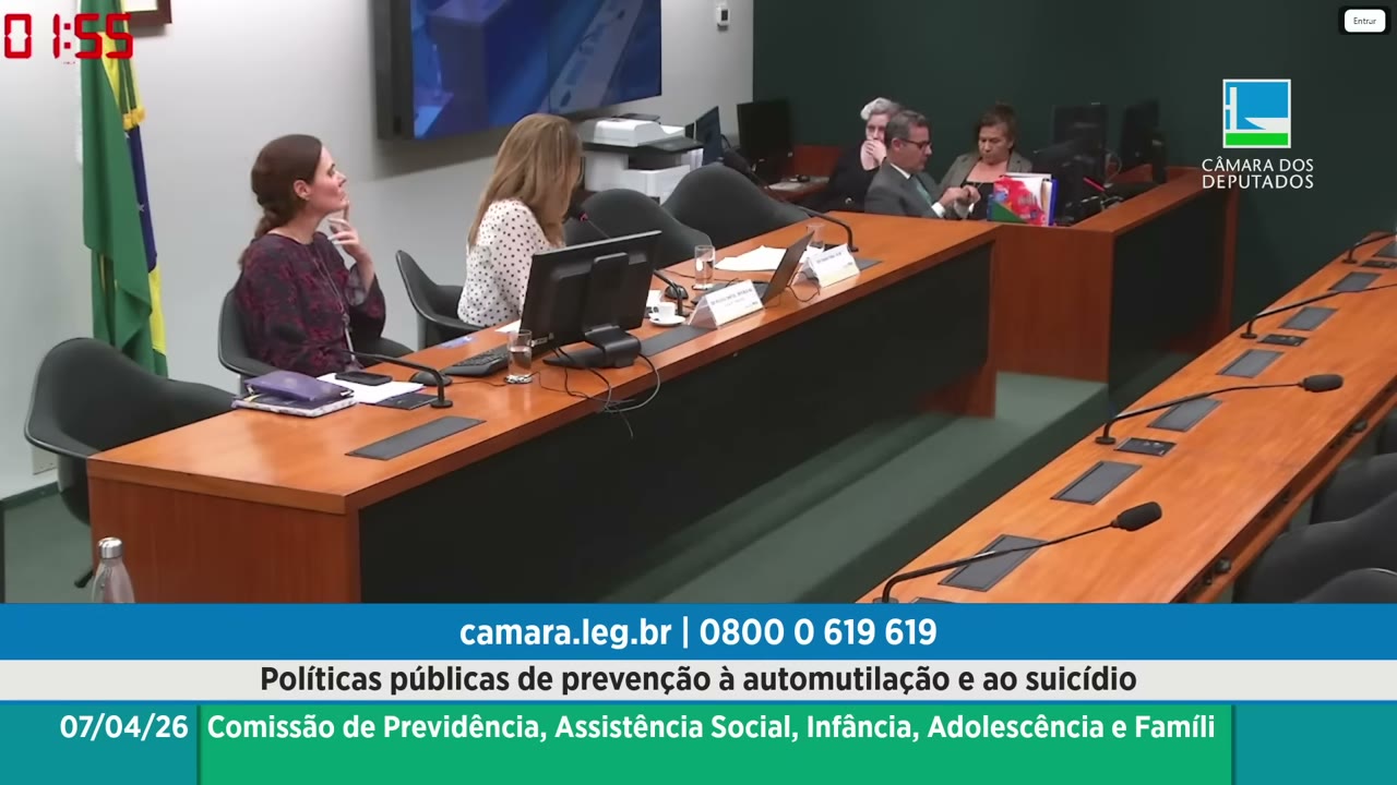 Vídeo do evento em 1:19:48