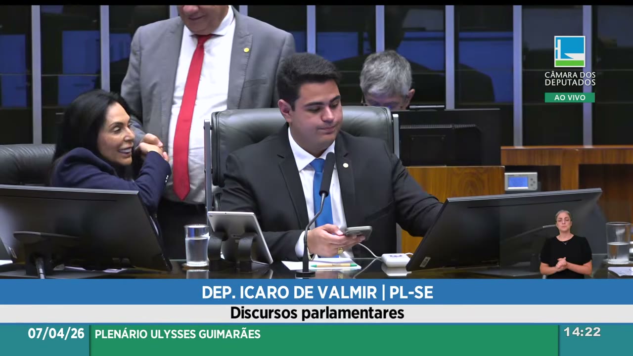 Vídeo do evento em 22:20