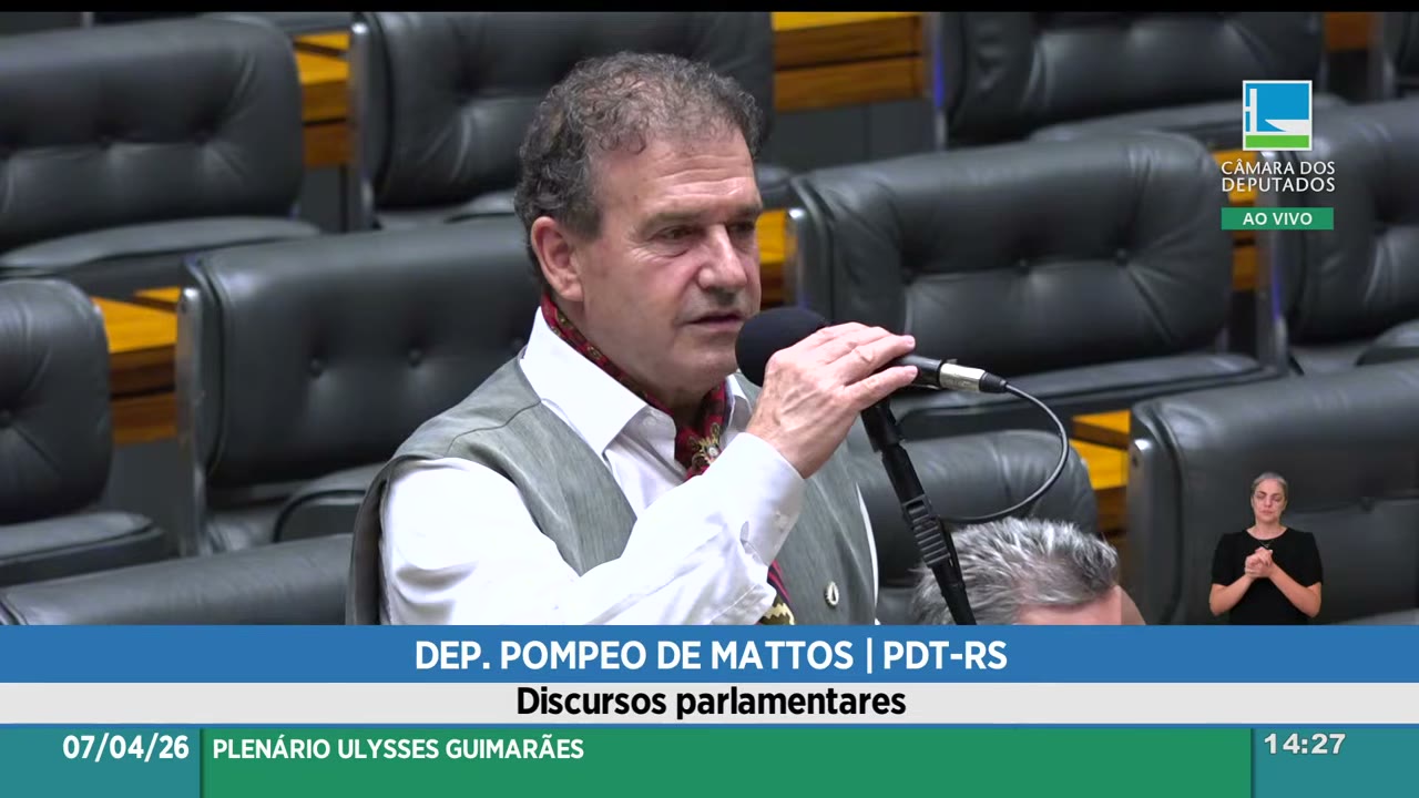 Vídeo do evento em 27:52