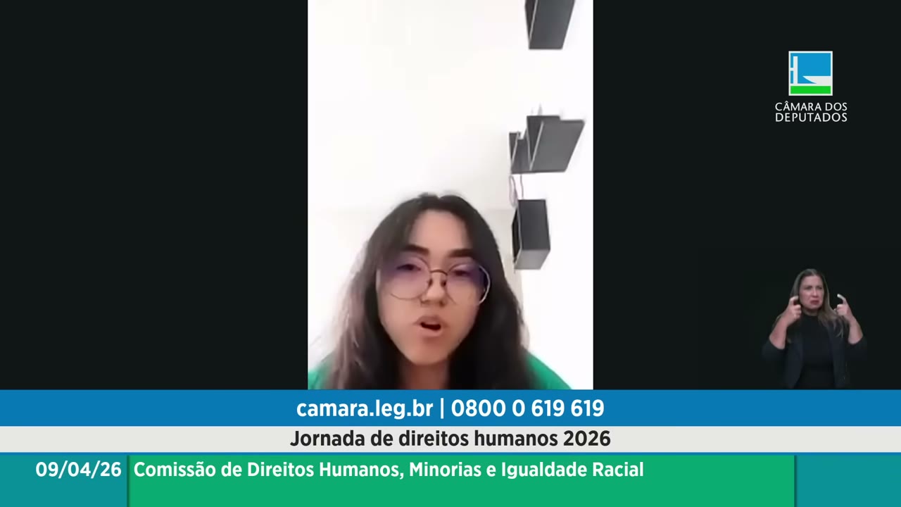 Vídeo do evento em 1:04:12