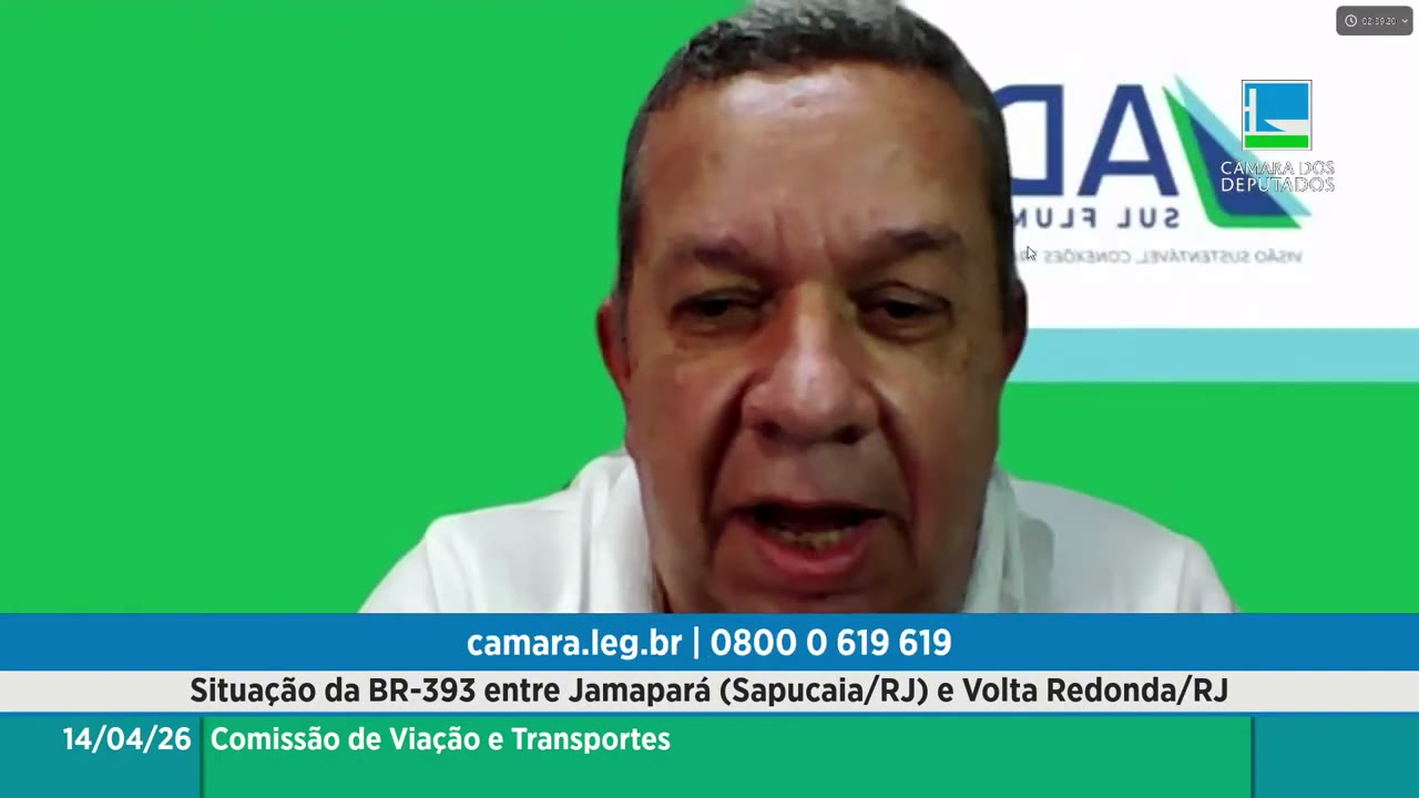 Vídeo do evento em 2:09:25