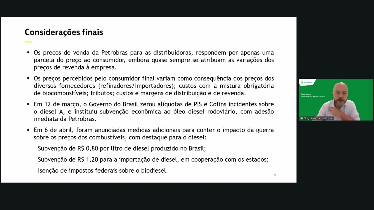 Vídeo do evento em 1:24:25