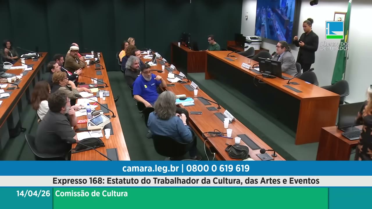 Vídeo do evento em 1:39:37