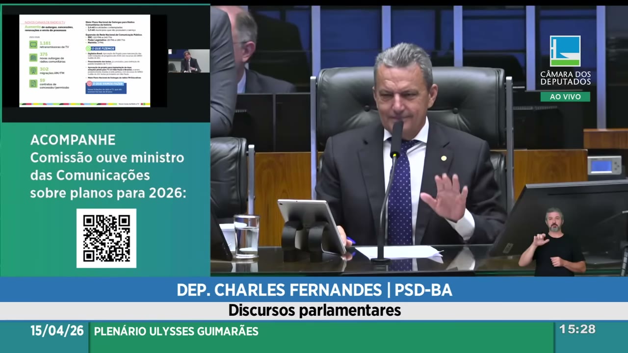 Vídeo do evento em 1:27:12