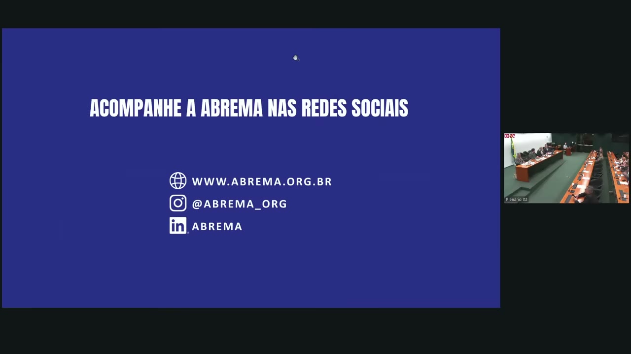 Vídeo do evento em 51:24